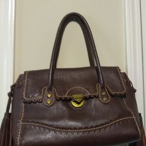 Isabella Fiore Saddle Bag chocolate brown
